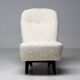 Congo chair by Theo Ruth for Artifort, white, mid-century modern.