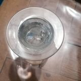 Série de 10 coupes / verres à eau en cristal artisanaux.