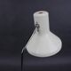 Lampe de bureau ajustable en métal blanc et chrome, datant des années 1970 et provenant de l'AGE (German Space/SPACE)