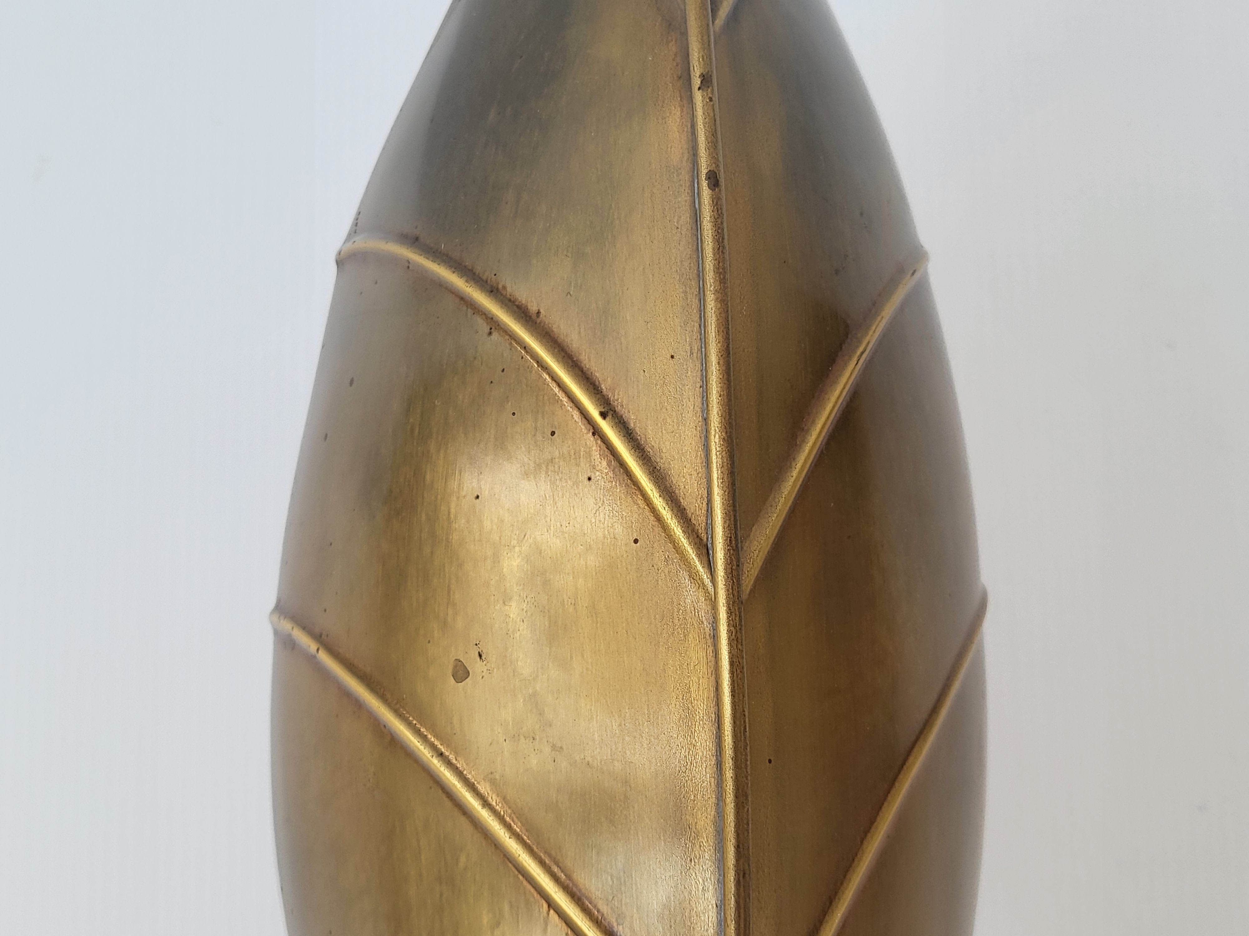 Vintage leaf wall lamp 1970