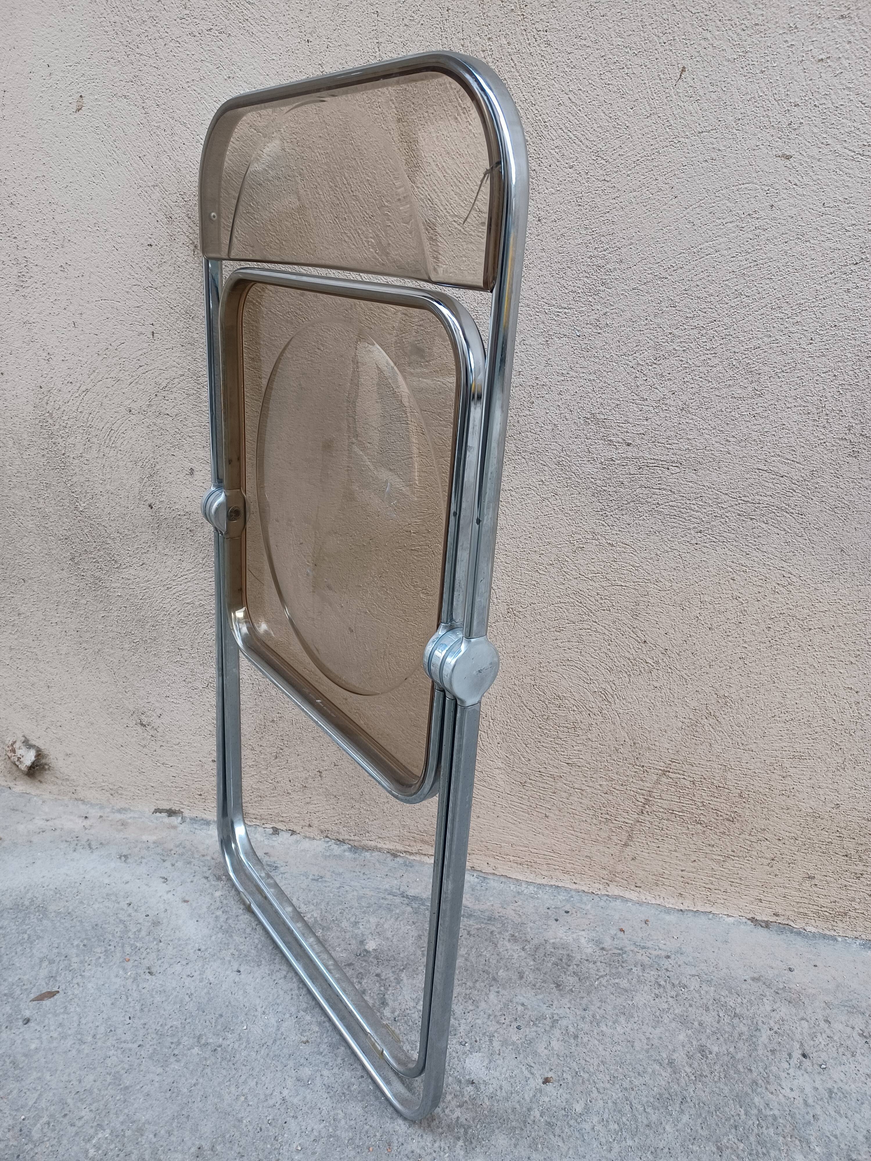 Plia chair by Giancarlo Piretti for Castelli, 1960