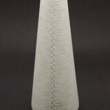 French vintage retro white opaque patterned glass replacement shade