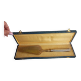 Brass and silver pie server