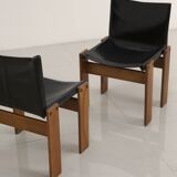 Set of 6 "Monk" Chairs by Afra & Tobia Scarpa for Molteni 70's