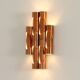 Large tubular copper wall light from the 1960s, Spain.