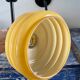 Pair of art deco opaline wall lights