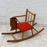 Cheval à bascule années 80