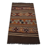 Vintage Anatolian Decorative Kilim