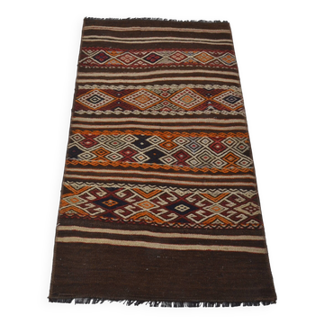 Vintage Anatolian Decorative Kilim