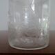 Baccarat crystal goblet model engraved with Baccarat initial "B" on frieze