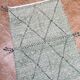 Small Moroccan Berber rug (Zanafi kilim) for bedroom and living room.
