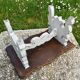 Bench rests feet patina vintage shabby chic gustavien