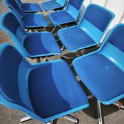 Suite de 8 chaises de bureau Modus, Tecno