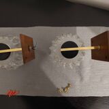 Pair of wall lamps