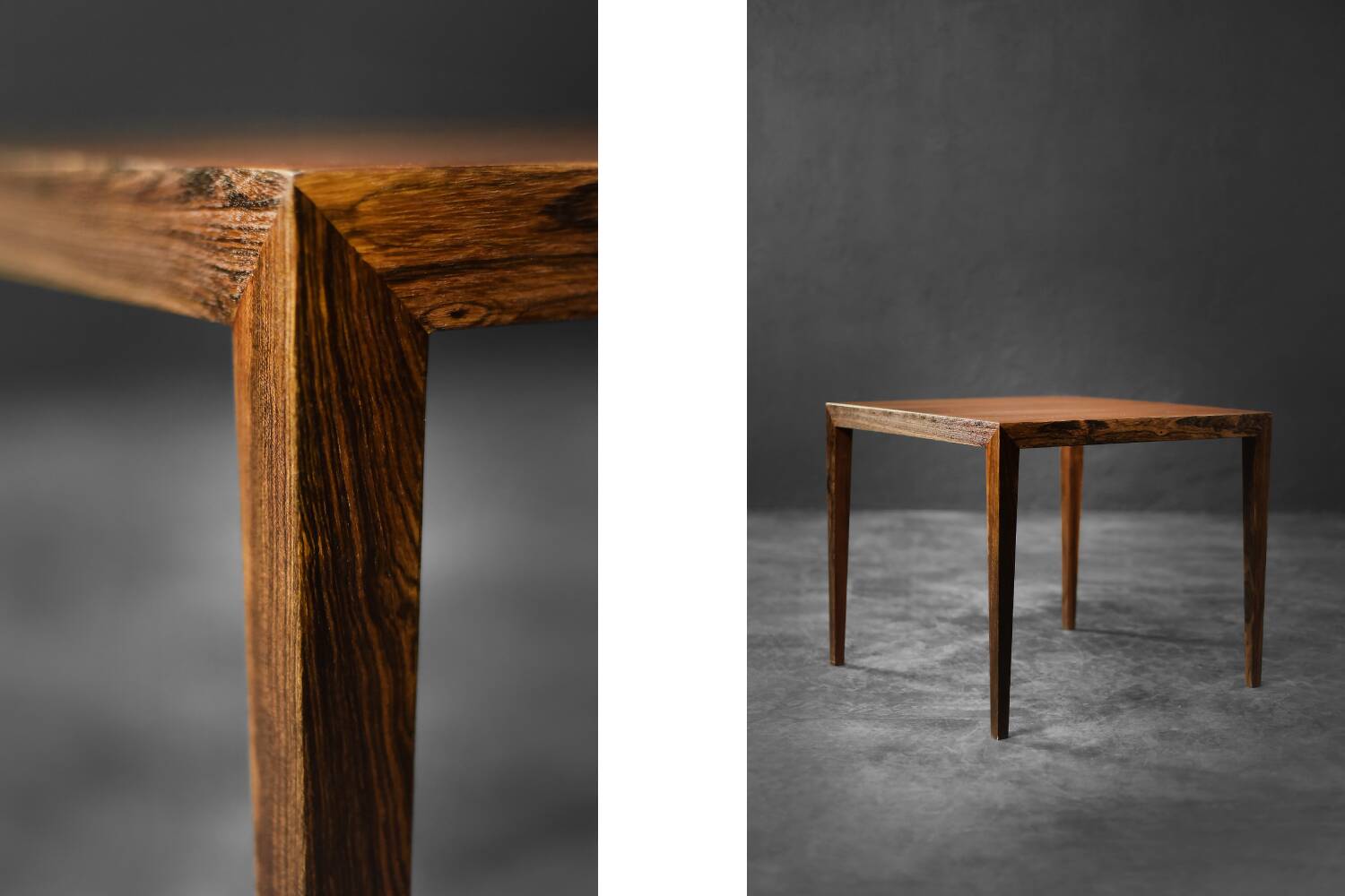 Vintage Classic Mid-Century Scandinavian Modern Rosewood Coffee Table