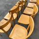 Set de 10 chaises bistrot à croisillon 