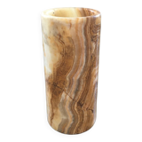 Onyx scroll vase