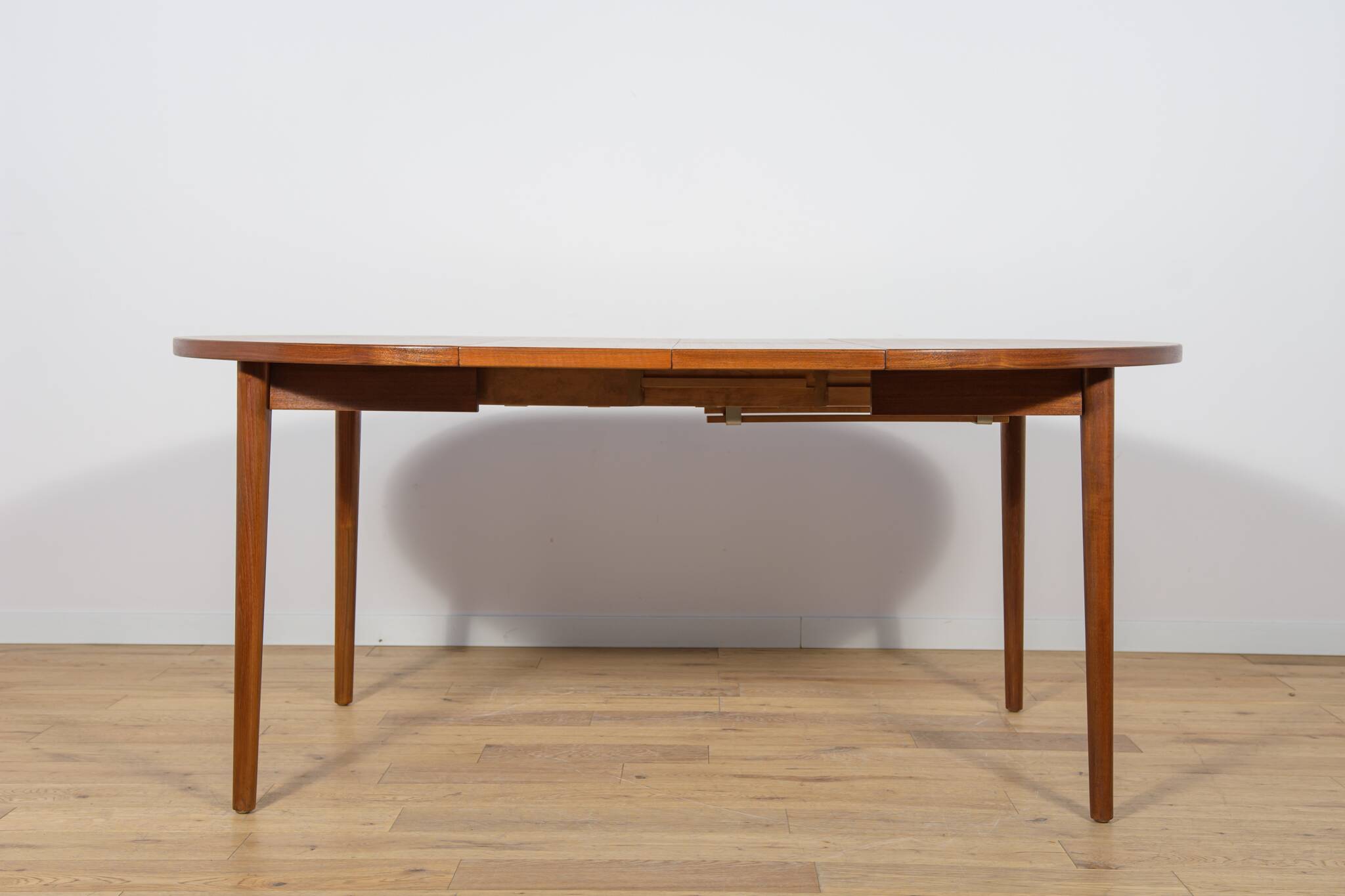 Mid-Century Round Teak Dining Table by Nils Jonsson for Hugo Troeds, Sweden
