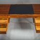 Danish executive desk in rosewood with black leather inlay from Søren Willadsen Møbelfabrik, 1960s