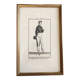 Gravure de mode - costume parisien