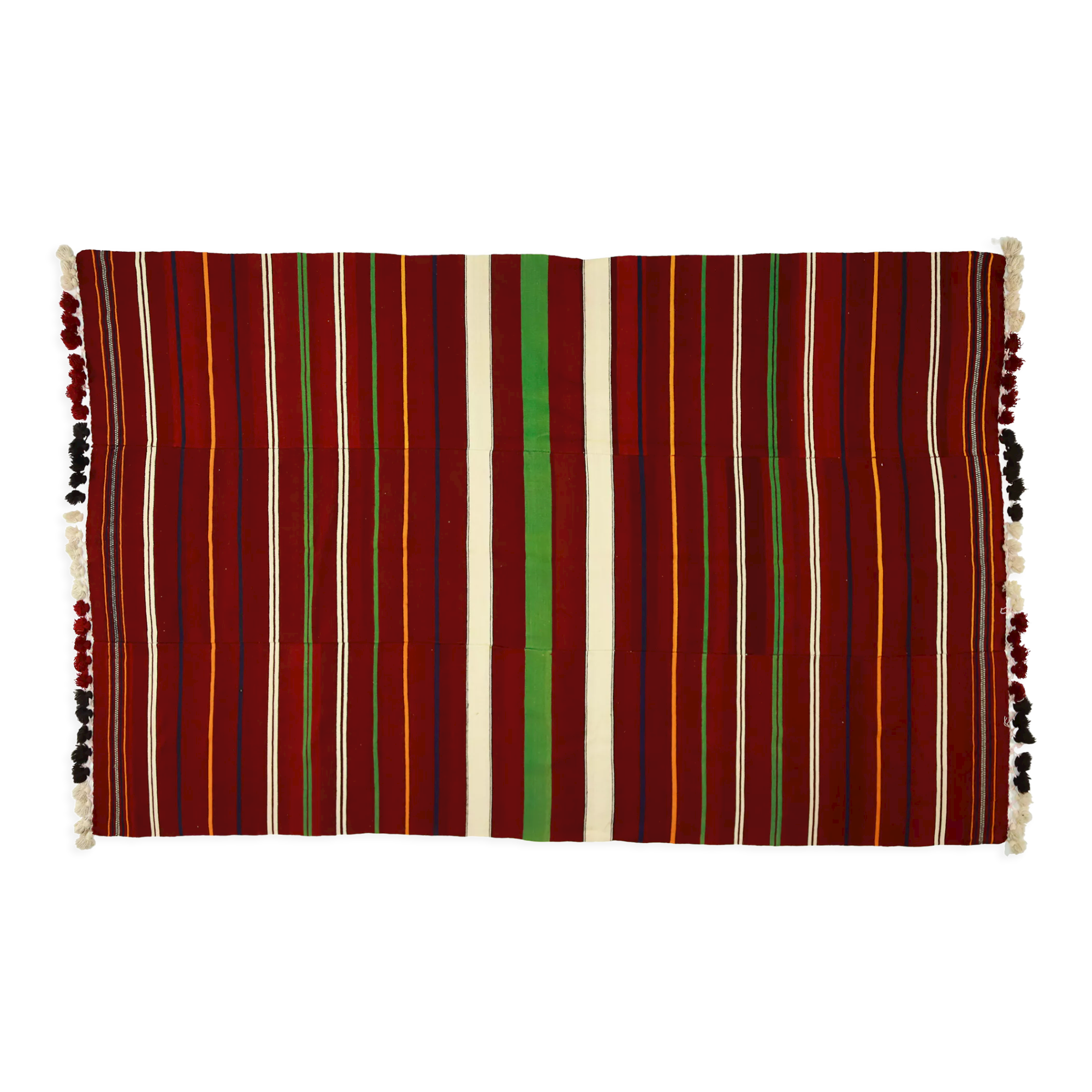 Anatolian handmade kilim rug 280 cm x 182 cm