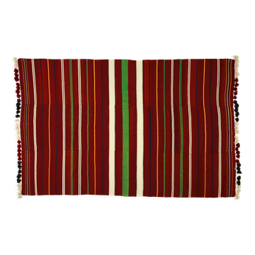 Anatolian handmade kilim rug 280 cm x 182 cm