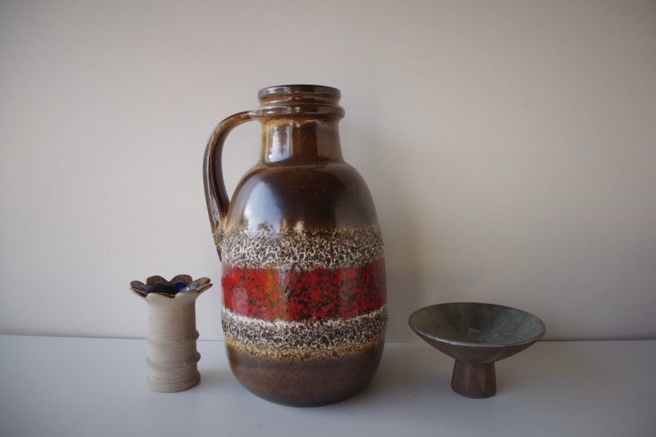 Vase fat lava, west Germany 60s