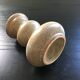 Beige stoneware candle holder