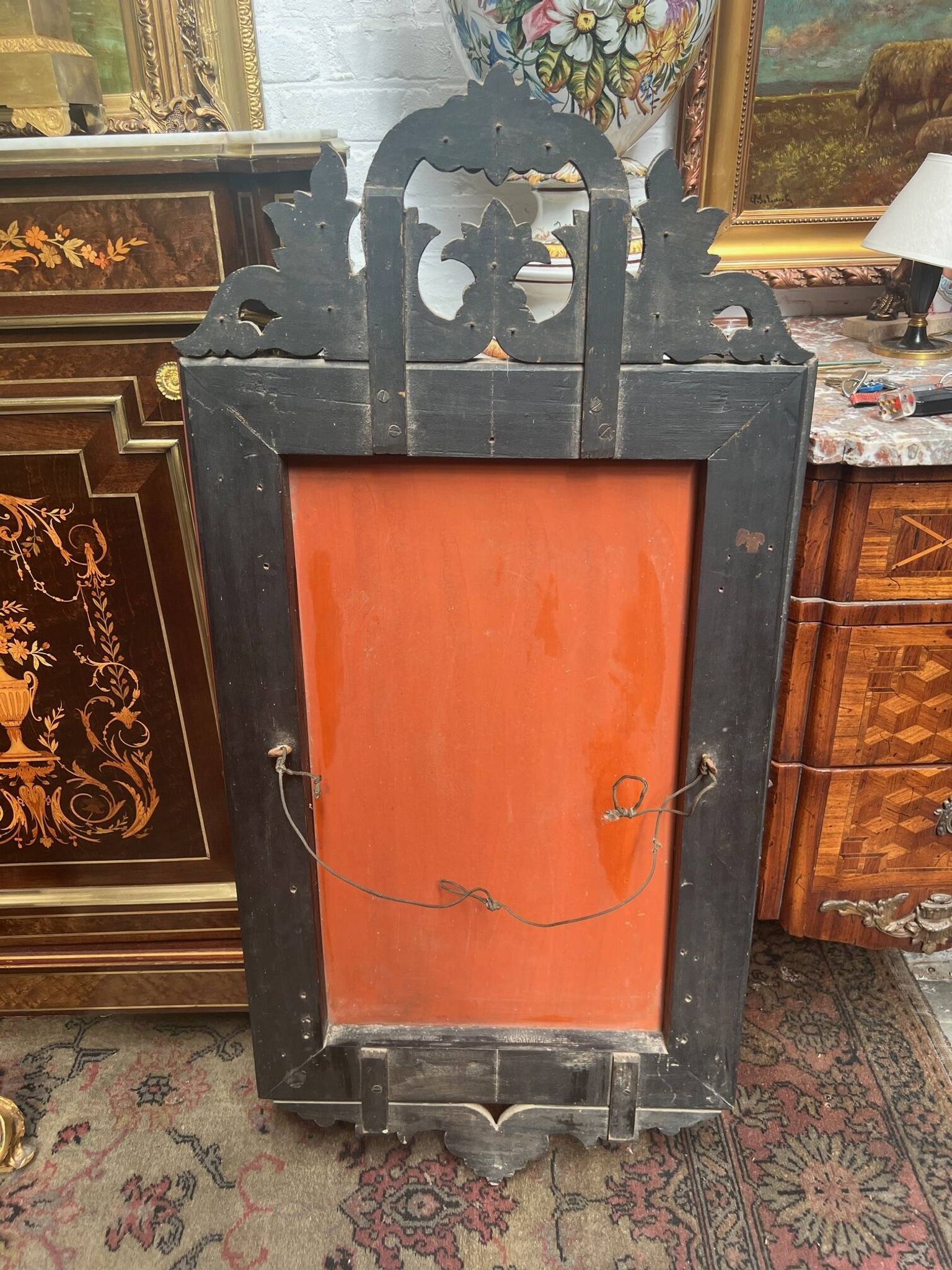 Antique Venetian mirror.