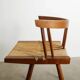 Chaise en bois "Grass" américaine du milieu du siècle par George Nakashima, années 1960.