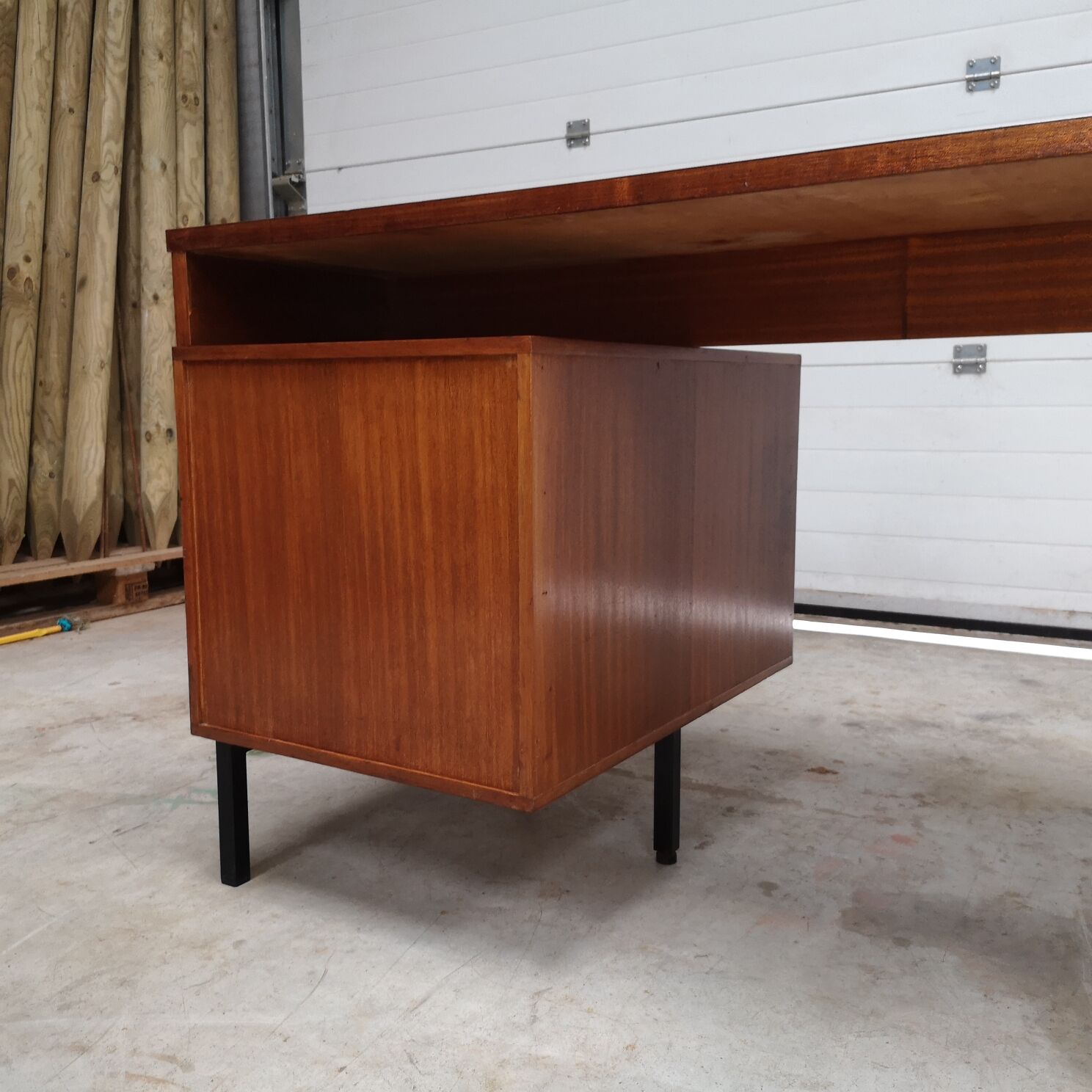Office in the taste of modernist 1950 1960 vintage