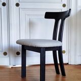 Set of 4 Oak "T-Shape" dining chairs