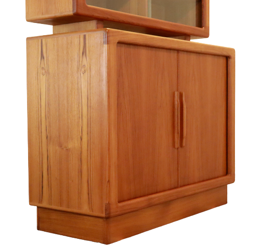 Vintage Danish design Dyrlund two-piece cabinet