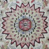 Hand-knotted vintage carpet in Pakistani lamb's wool 152x92cm.