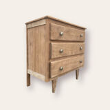 Commode vintage aerogommée à 3 tiroirs