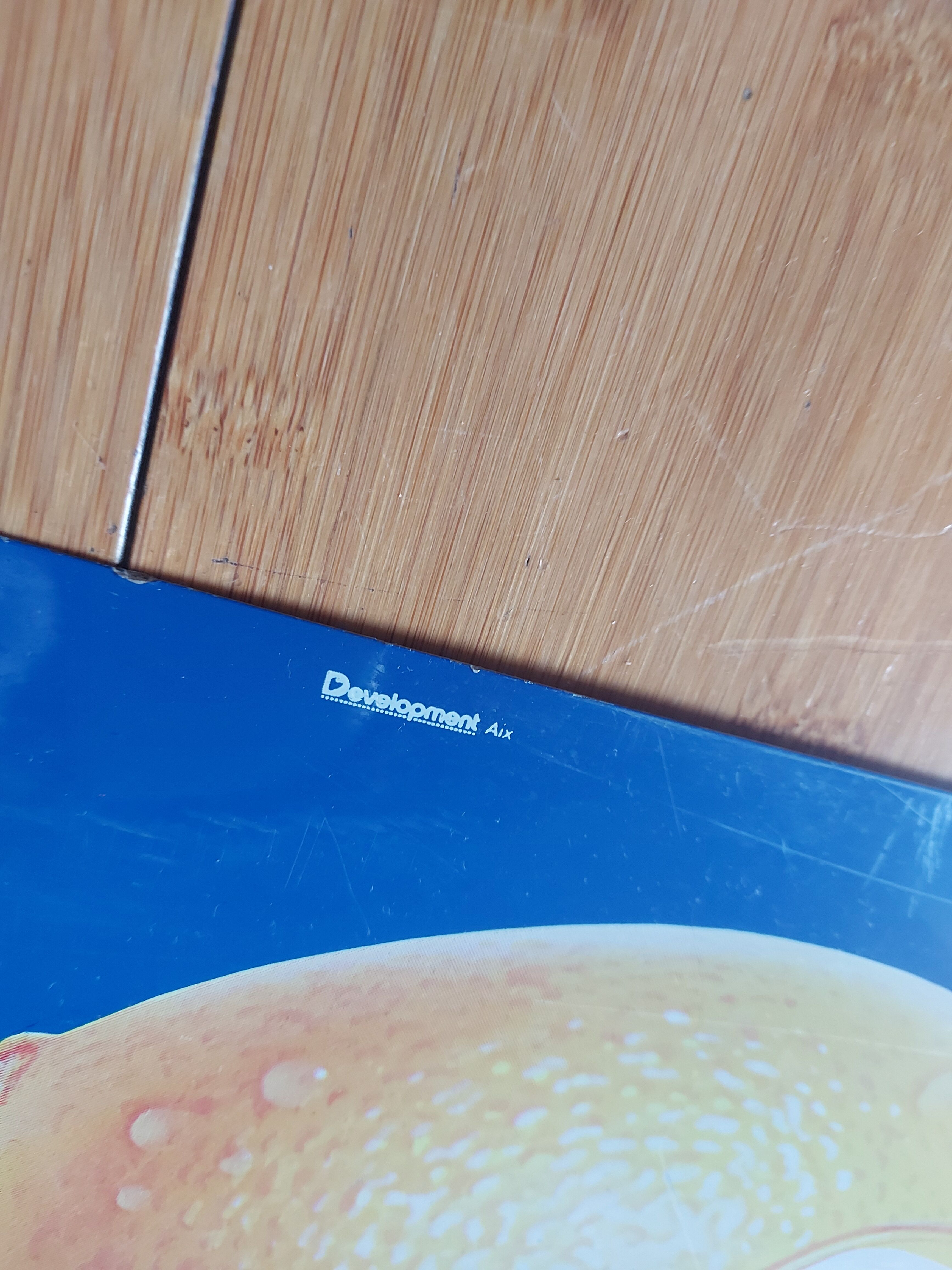 Orangina advertising plate