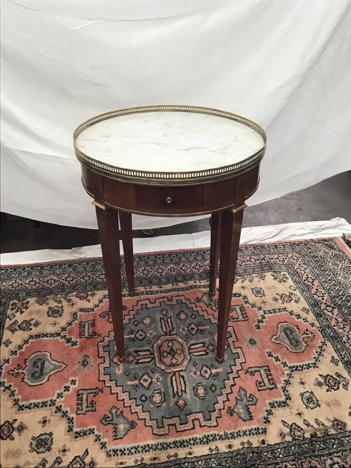 Louis XVI style hot water bottle table