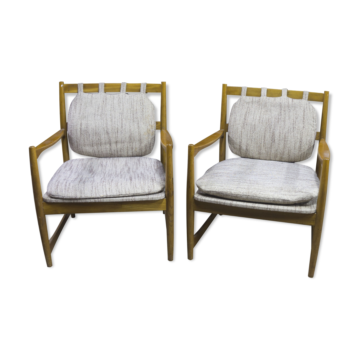 Pair of Scandinavian style armchairs 1970