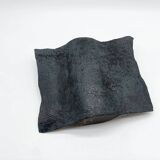 Reversible "Coal Black" / Brutalist Vase