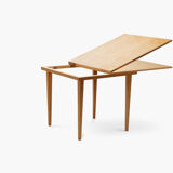 Table extensible en frêne des années 1960
