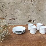 Porcelain coffee service, 4 cups