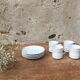 Service à café en porcelaine, 4 tasses