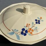 Vegetable, soup bowl, art deco salad bowl sarreguemines
