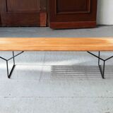 Slatted bench '400' by Harry Bertoia