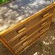 Commode rotin et bambou