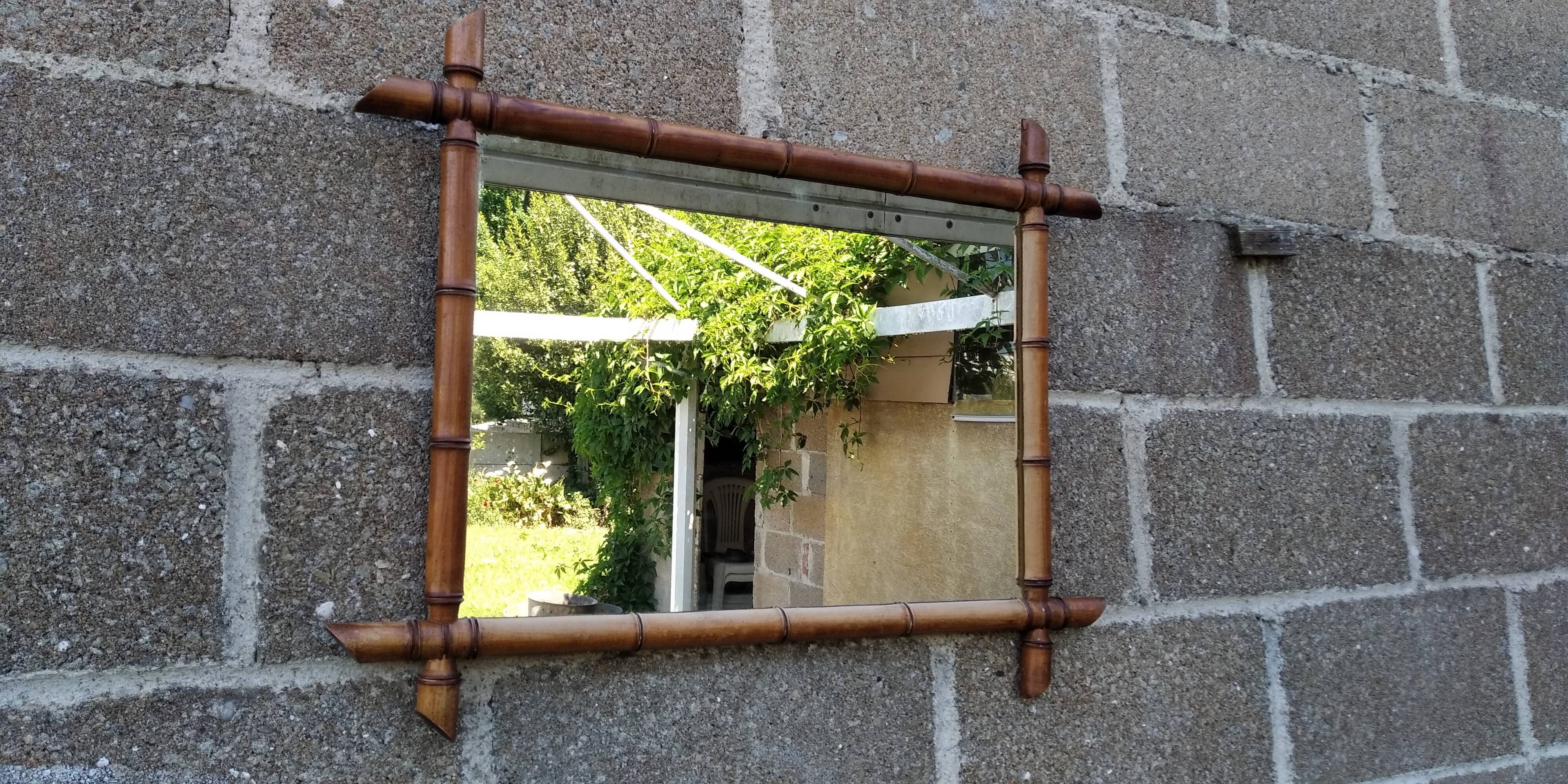 Bamboo mirror