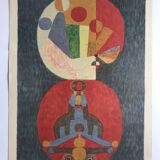 Pierre courtin, from life to love, 1971. lithograph signed in pencil