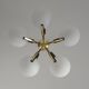 Lustre style années 50 / Suspension Sputnik vintage / Lampe suspendue