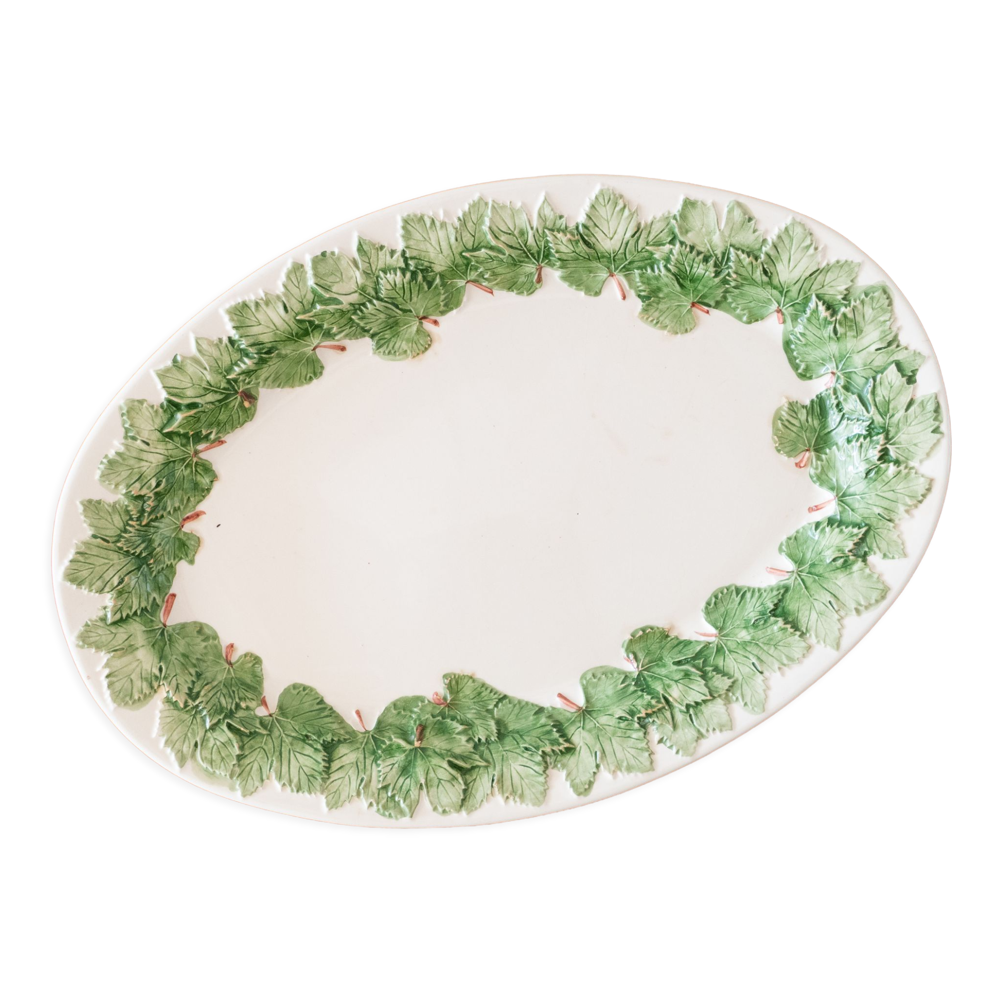 Dish in maple leaf slip