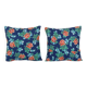 Set of 2 vintage Turkish cushion covers 51x51 cm